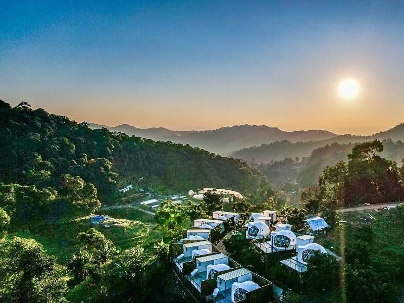 蒙占山 – 帳篷住宿Glamping交通