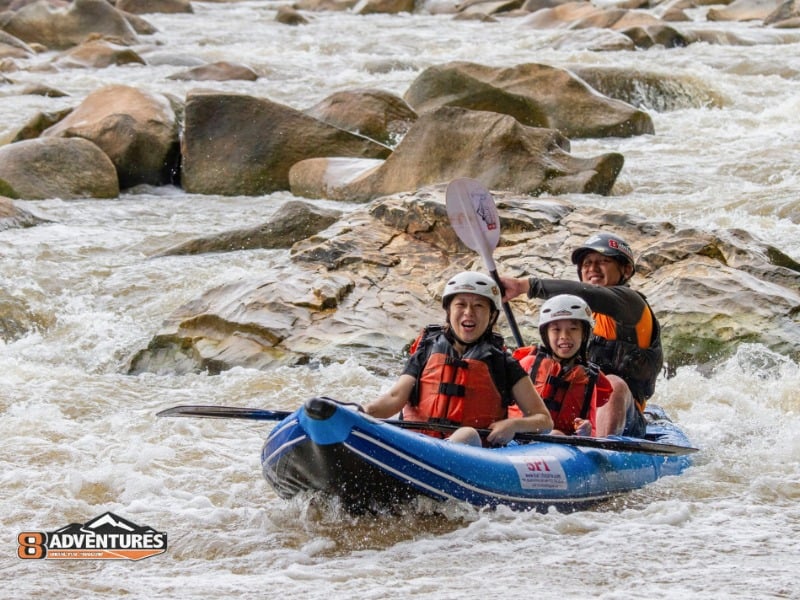 8Adventures 湄登河親子激流體驗 2350銖