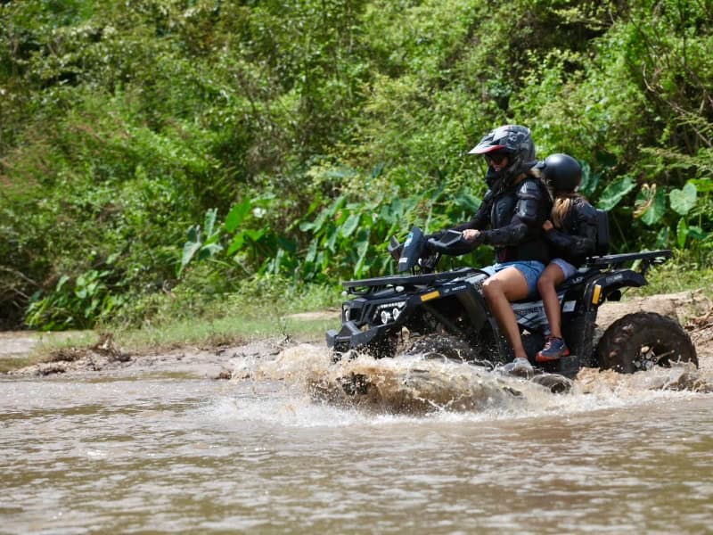 湄登河10公里激流+1小時ATV越野車全日之旅 3500銖